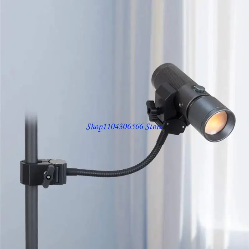 02DD Durability Bendable Double End Clamp Support Gooseneck Microphone Stand For Photography Equipment Hair Dryers Studio