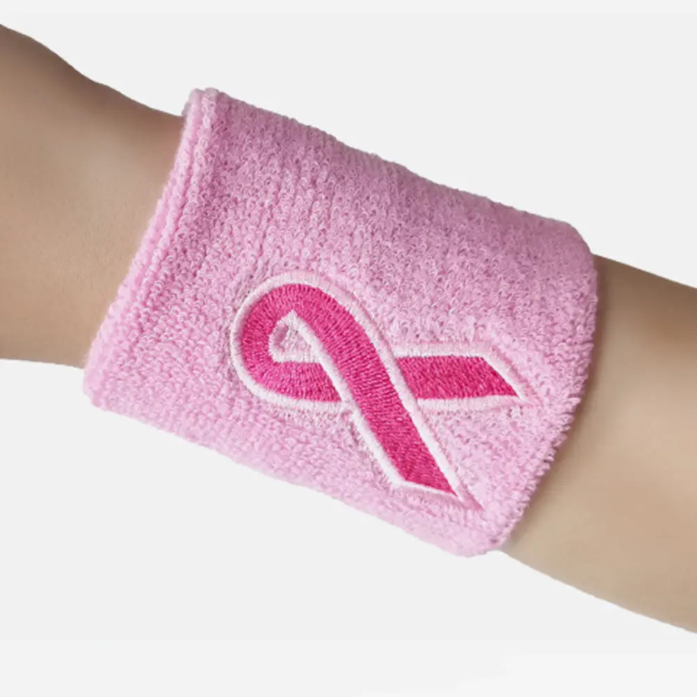4Pcs Reliable Polyester Wristbands Sweat-Absorbing Wrist Supports for Running Fitness Basketball Cycling Sports Exercise Use