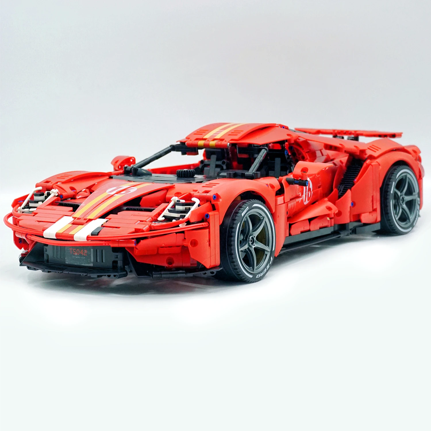 Moc mki i gt40スピードスポーツカー,ビルディングブロックパーツ,テクノロジーテクノロジー,高性能おもちゃ,1:8モデル,3058個,新品,在庫あり