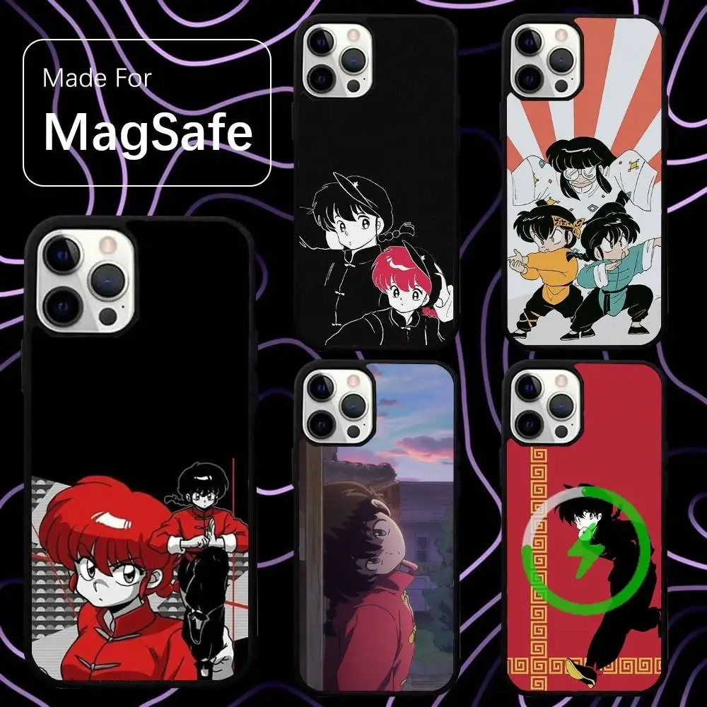 

Anime Ranma 12 Phone Case For iPhone 17,16,15,14,13,12,11,Pro,Max,Plus,Mini,SE,Air Magsafe Magnetic Wireless Charging