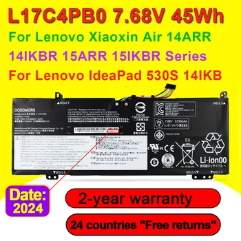 L17c4pb0 Laptop-Akku für Lenovo Xiaoxin Air 14arr 15arr Ideapad 530s 14ikb 15ikb Yoga 7,68 Flex 6 l17m4pb0 l17c4pb2 v 45wh