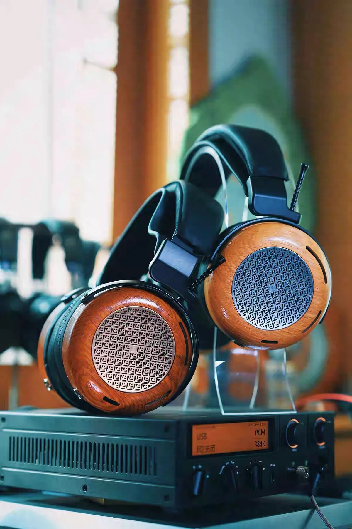 SWEET - K-Planar Diaphragm HiFi Hi-End Headphones, White Oak, Open-Type Headphones