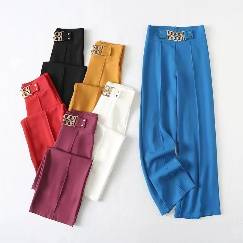 

Baggy Pantalones Women Casual High Waist Pants Korean Wide Leg Straight Trouser Culotte Vintage Big Size 3XL Sweatpant New