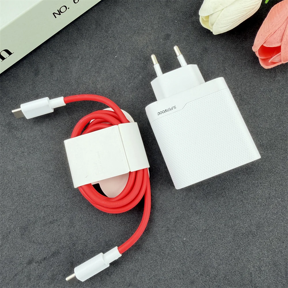 Oneplus 120W Charger Original EU SuperVooc PD/QC 3.0 Quick Charge 12A 1M Type C Cable For One Plus 1+ 16 15 13 12 R 10R Nord 6 5