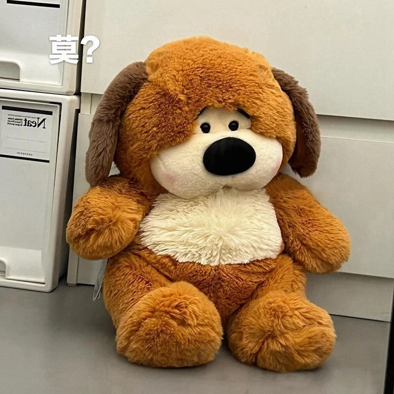 60cm New Style Big Dog Plush Toy Cute and Cute Sleeping Pillow Dog Doll as a Birthday and Christmas Gift for Children