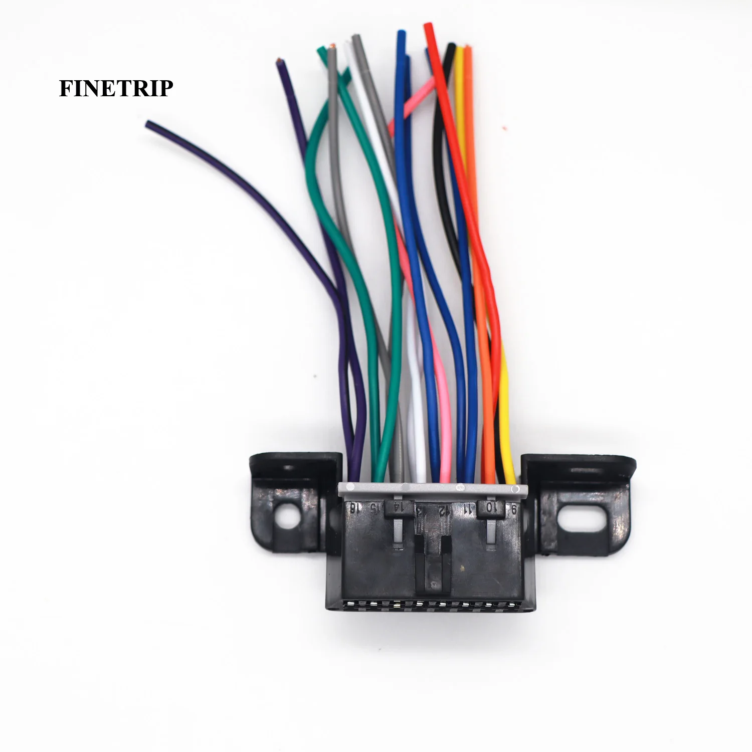 Assemble Open Obd Harness J1962F 18AWG Car Plug 16 Pin Obd2 Cable Female Extension Connector Ribbon Interface Adapter