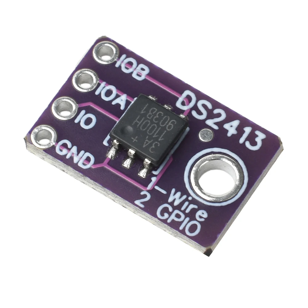 1 ensemble 1 pc DS2413 module simple ligne double contrôleur GPIO interruption violet