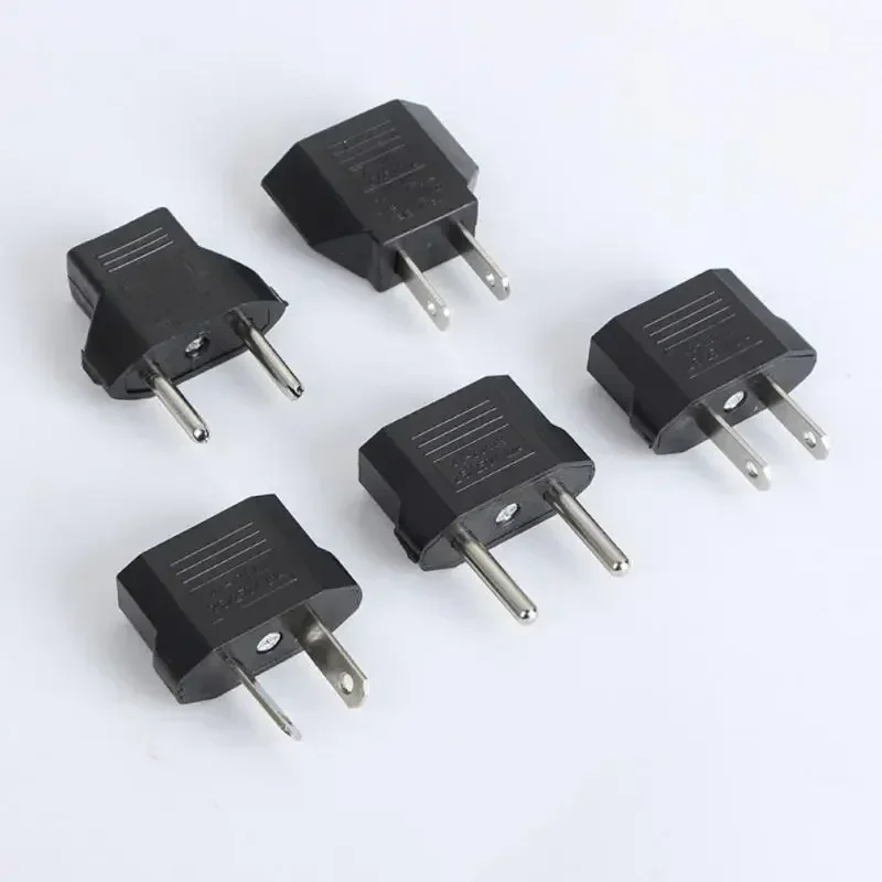 4.0/4.8mm EU Plug Adapter EU US To Euro US Plug Converter American Converter Socket Travel Household Power Adapter