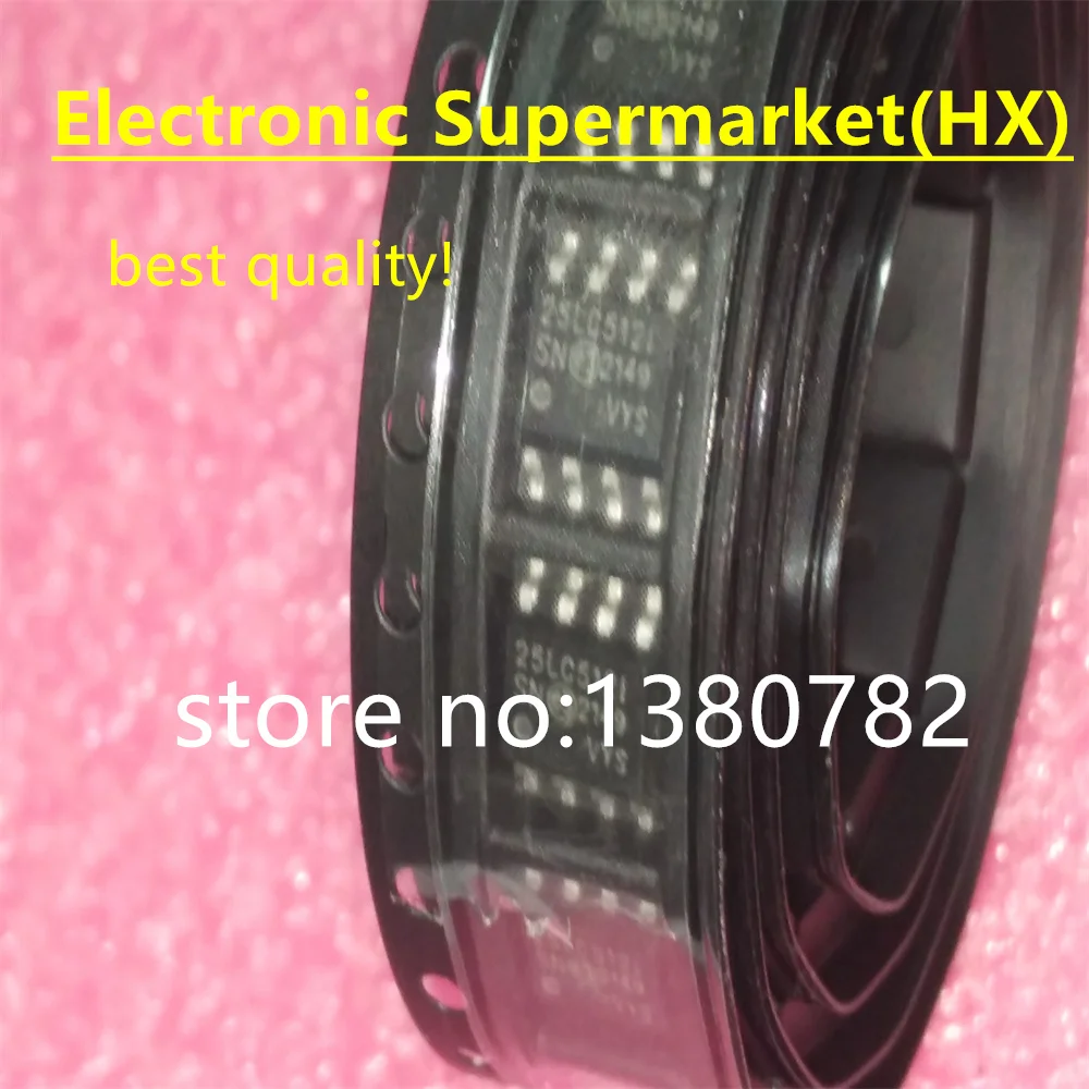 

Free Shipping 10pcs-50pcs 25LC512T-I/SN 25LC512-I/SN SOP-8 IC In stock!