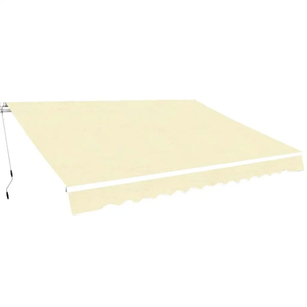 Manual Folding Awning 157.5 Cream - Durable and Easy-to-Use Outdoor Shade Solution