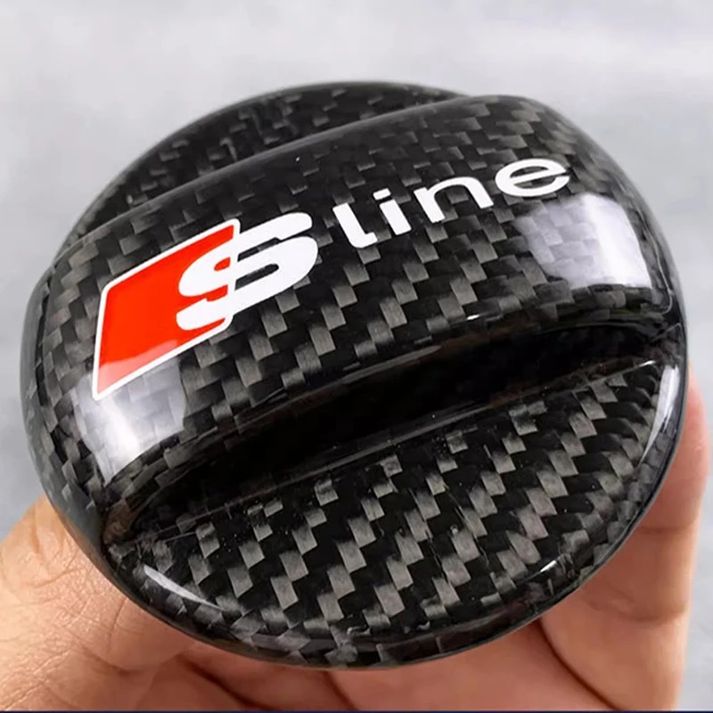 

1Pcs Car Carbon Fibre Tank Cap Fuel Cover Accessories For Audi A3 Q5 A1 TT R8 Q3 A8 A4 A5 A6 Q6 S3 Q2 S1 Q4 Q7 A7 SQ8 SQ2 Q8 S7