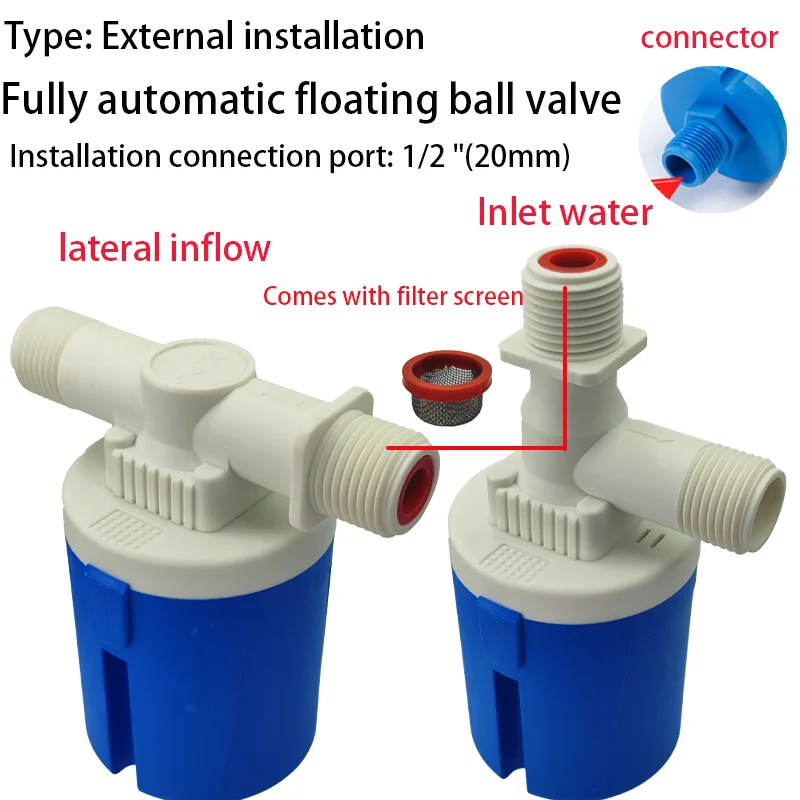 

Fully automatic water level control float valve 1/2 "3/4" automatic closing automatic water stop and replenishment controller