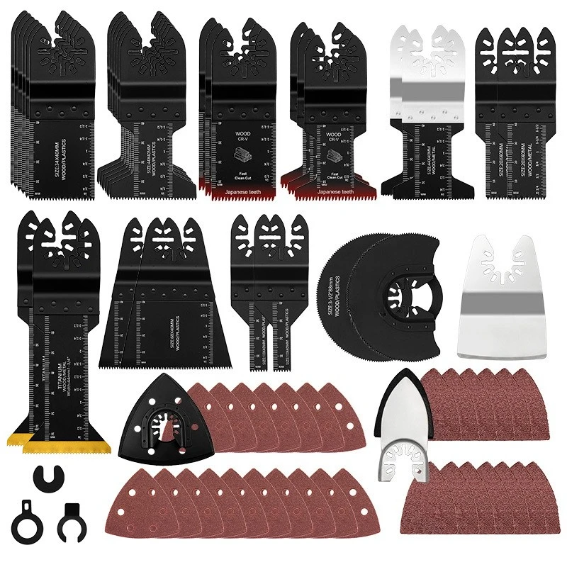 Hybrid Multifunctional Saw Blade Set Universal Treasure Swing Saw Blade Tool Accessories Quick Release Swing Saw