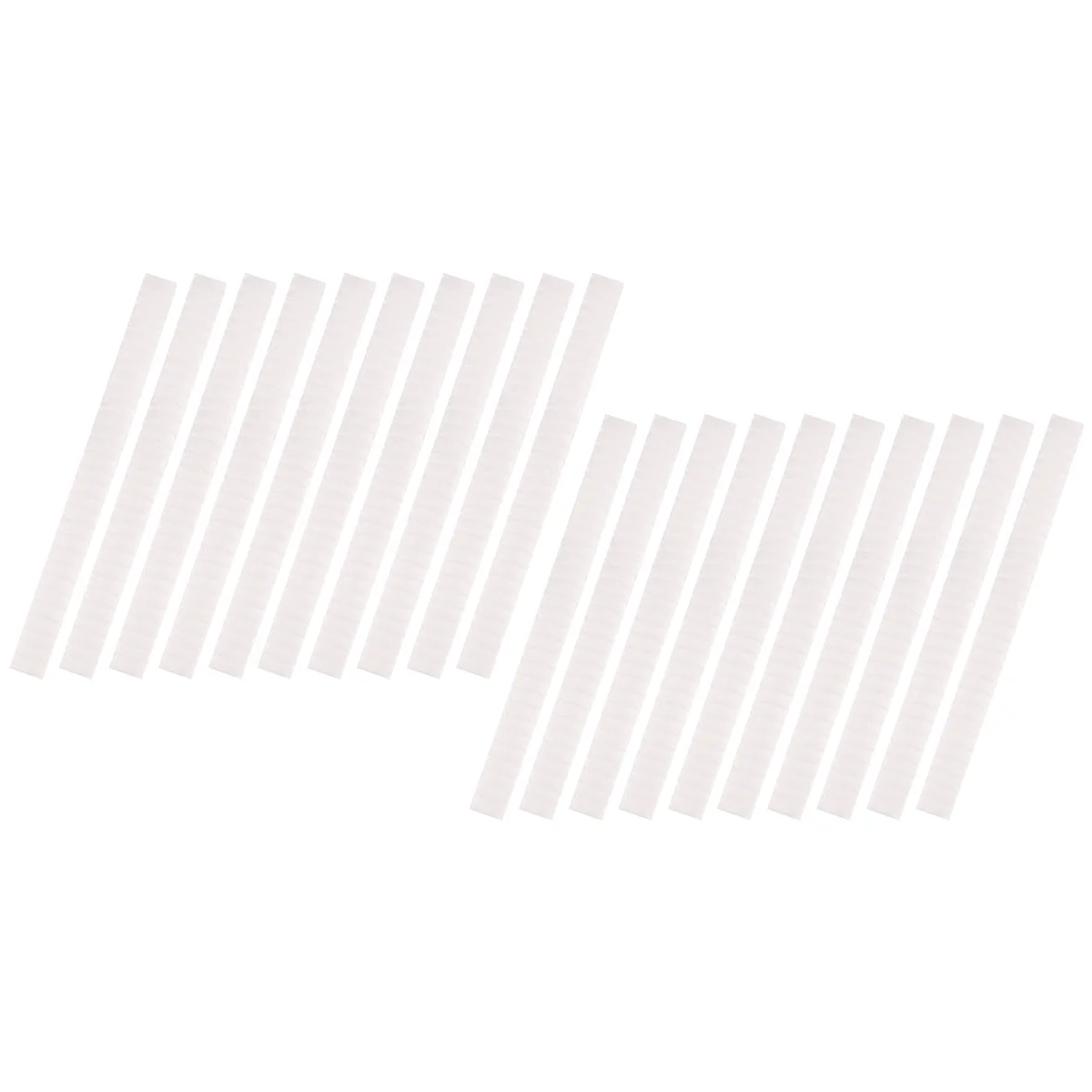 20-delige cosmetische make-upborstels bewakers mesh beschermers cover schede netto wit