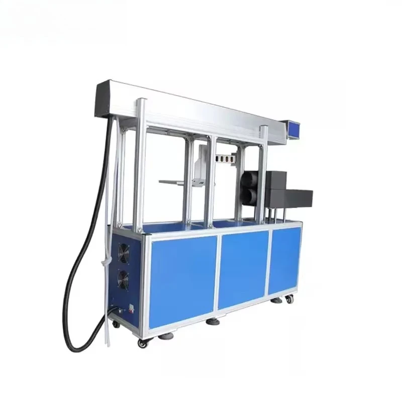 Manufacturers Directly Supply 3D Dynamic Co2  Marking Machine Tea Paper Packaging Wooden Paper-cut Punch Engraving Machine