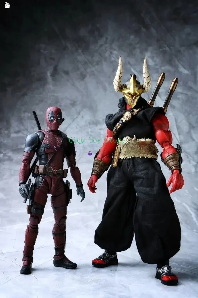 

Genuine 1/12 Real Anime Black And White Ghost Full Set The Black Male Soldier Action Collectible Figure Model Toy Kids Gift