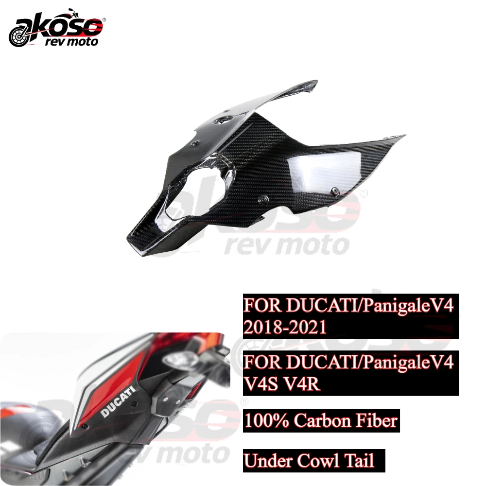 

Motorcycle Accessories Fairing Rear Seat Under Cowl Tail Carbon Fiber For DUCATI Panigale V4 V4S Streetfighter V4R 2018-2021