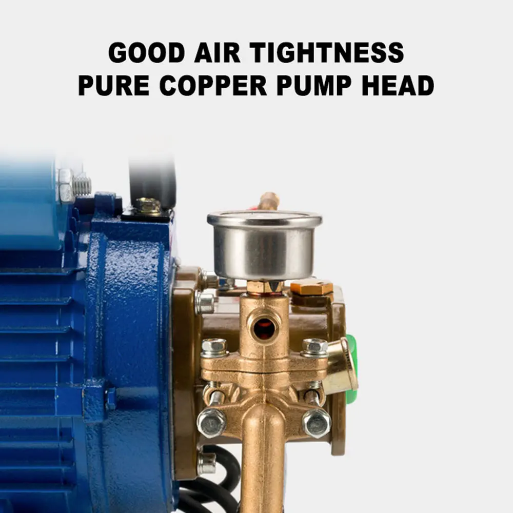 220V 1100W Electric Sprayer Agricultural High Pressure Pesticide Sprayer Plunger Water Pump with 30 meters pipe 2025 NEW