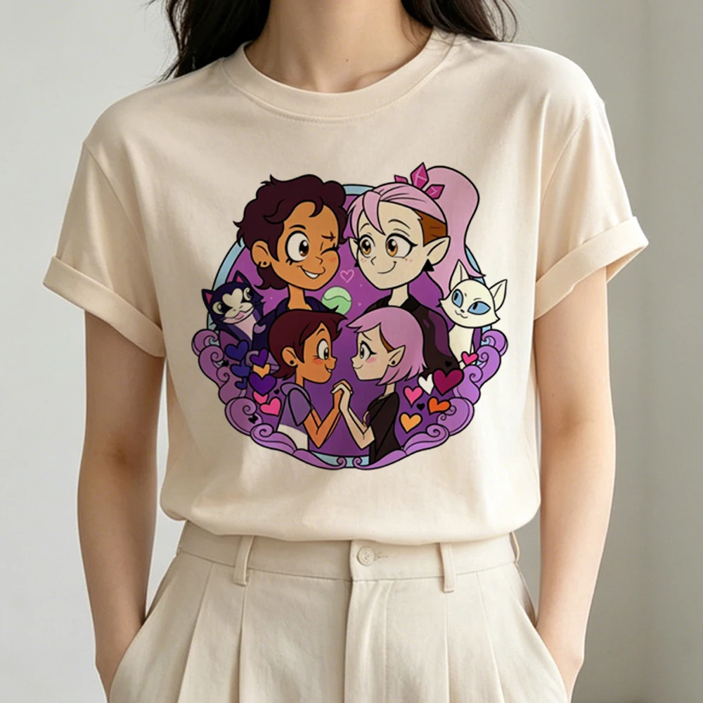 the Owl House t shirt shoujo vintage summer korean fashion emo Retro shirt kawaii alternative  cutecore emo
