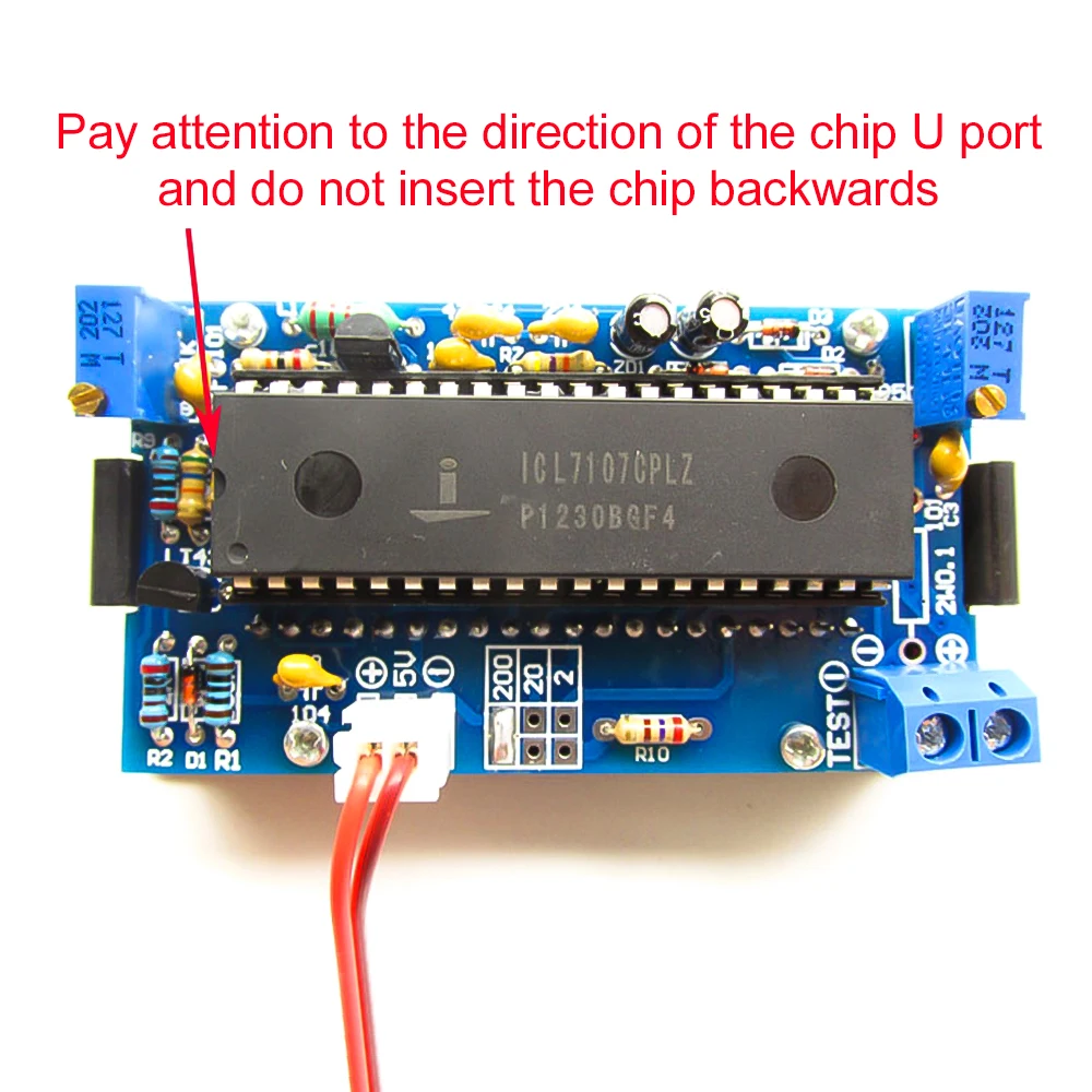 ICL7107 Voltmeter DIY Kit Parts DC 5V Digital Voltmeter Module e-learning training production welding exercise parts kit diy