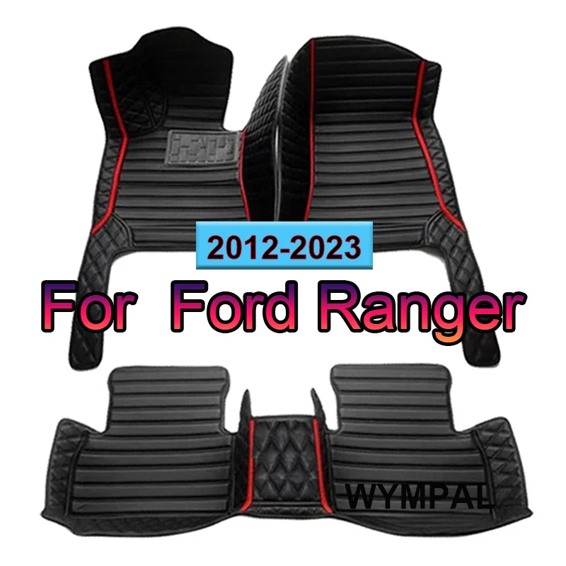 

For Ford Ranger 2023 2022 2021 2020 2019 2018 2017 2016 2015 2014 2013 2012 Car Floor Mats Auto Interior Waterproof Carpets