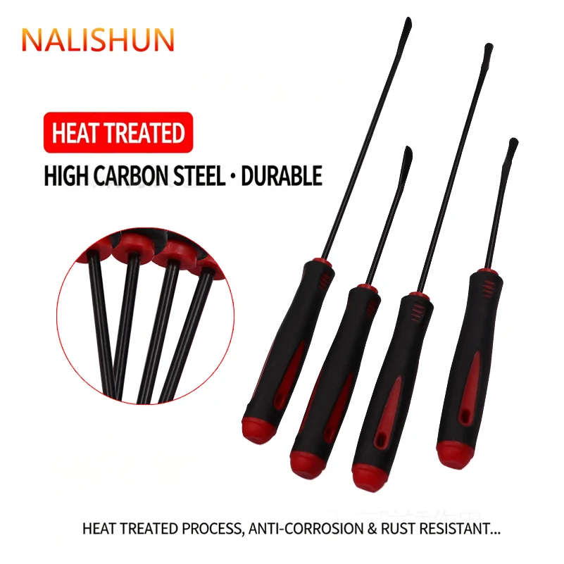 4pcs Oil Seal Puller Oil Seal Remover Pry Bars, Special Tools for Auto Repair, Remove Seals, O-Rings & Spring Retaining Rings