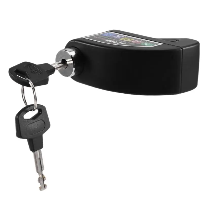 Waterproof Security Alarm Disc Brake Lock For Motorcycle Scooter Bicycle Anti-Theft Wheel Brake Protection