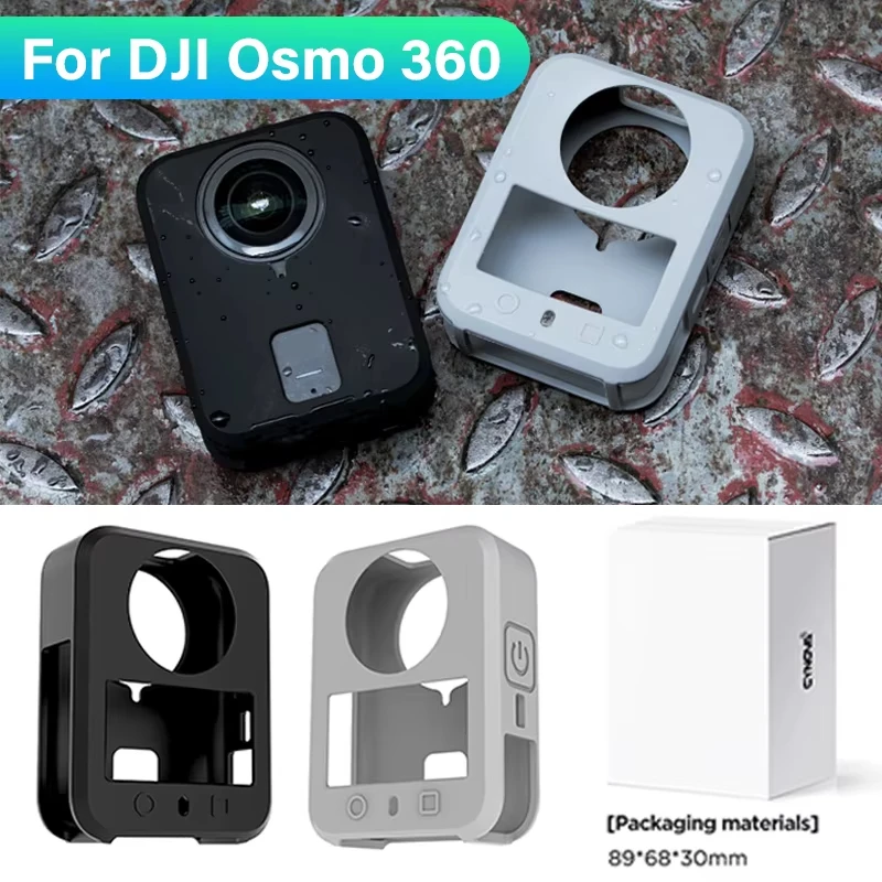 Silicone Protective Case For DJI Osmo 360 Cover Rubber Skin Anti-scratch Sleeve for DJI Osmo 360 Camera Accessories