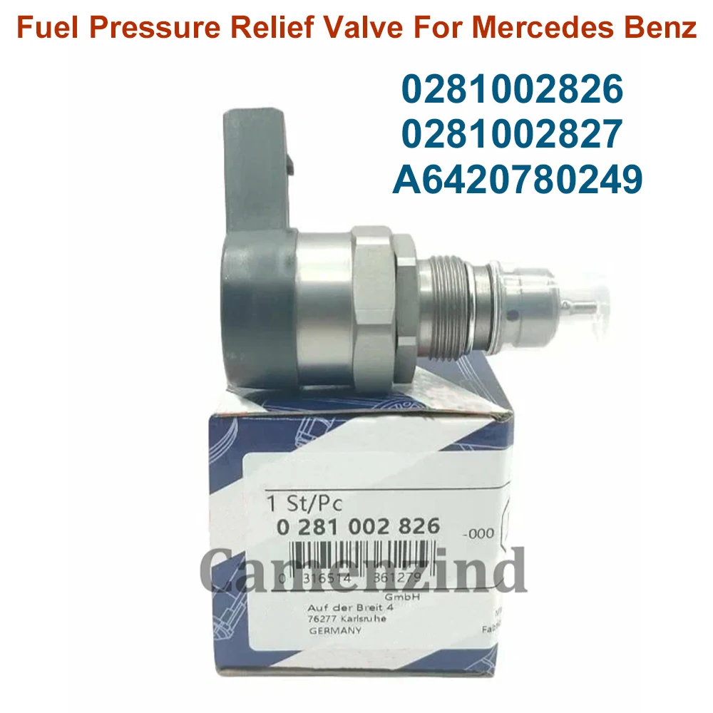 

В наличии 0281002826 0281002827 A6420780249 Высококачественный предохранительный клапан дизельного топлива для Mercedes Benz