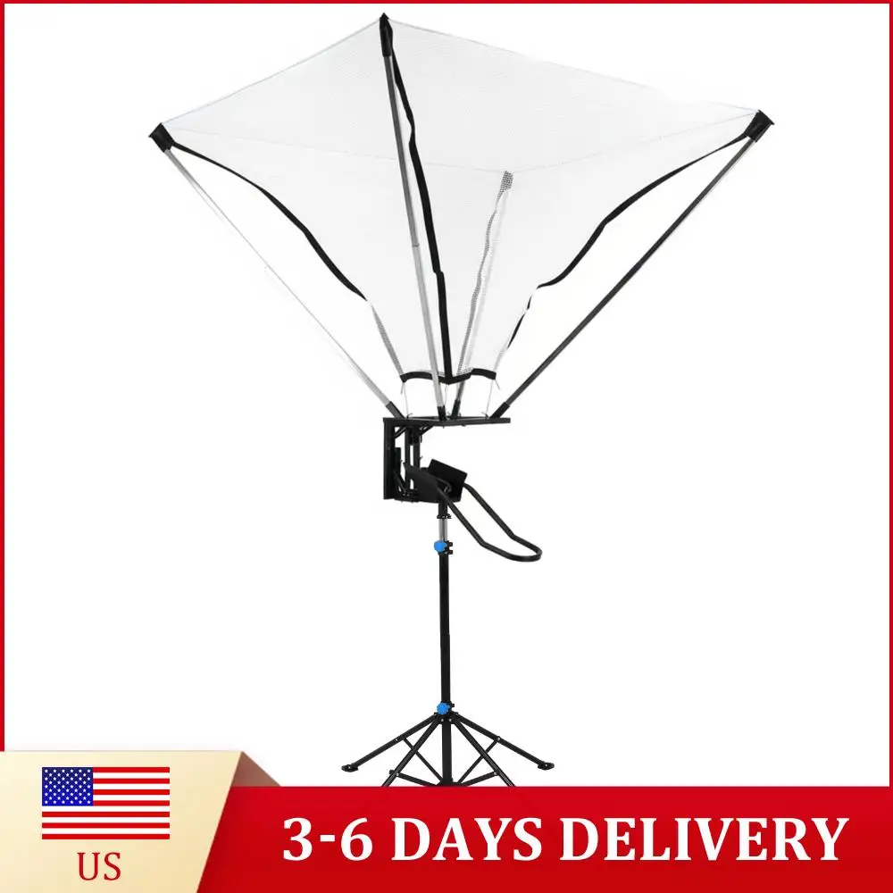 

Basketball Shooting Trainer with 180° Rotating Track Easy Assembly with Net Return System Suitable for Indoor & Outdoor Use