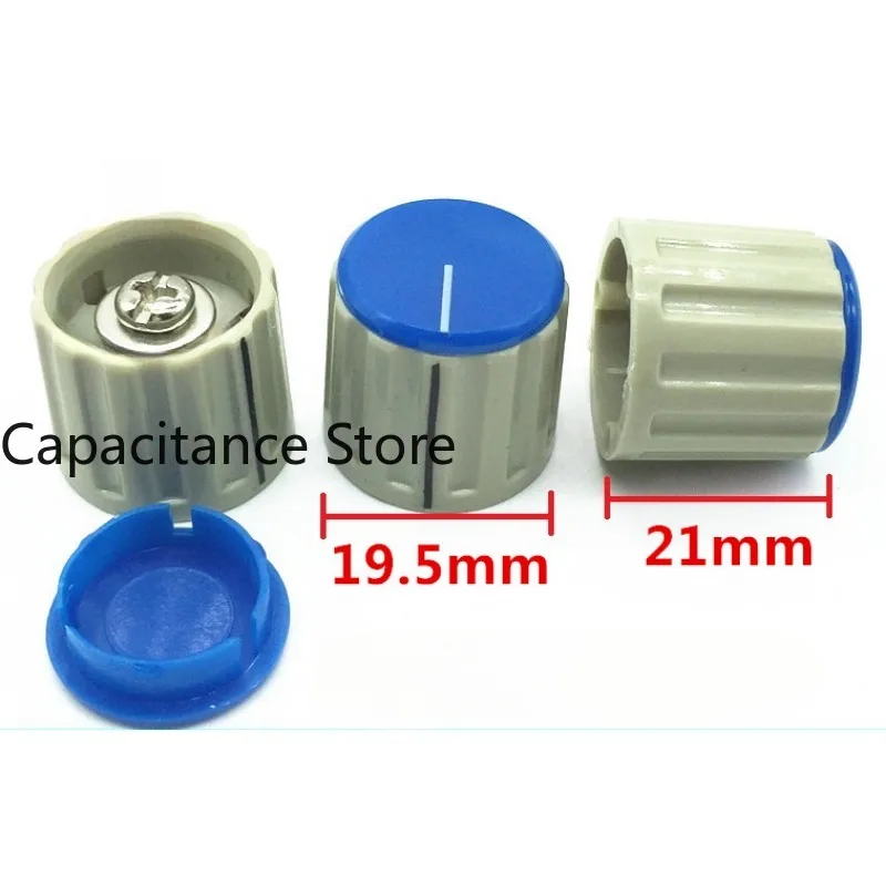 5PCS Potentiometer knob KN-21-6.4 inner hole 6.4mm suitable for potentiometer 3590S 534 7276