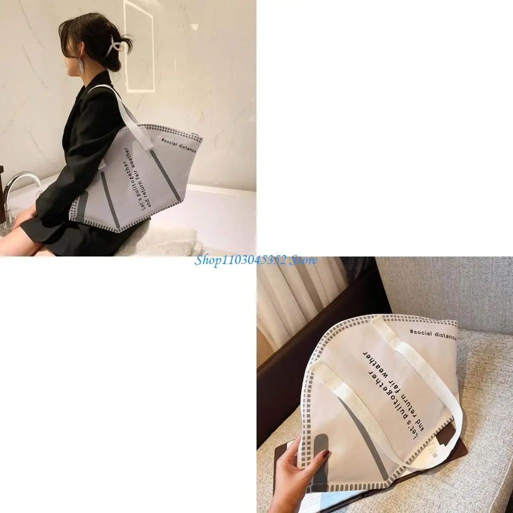 

Women's Mask Handbag Fashion Trendy Ladies Shopper Bag Unique Design