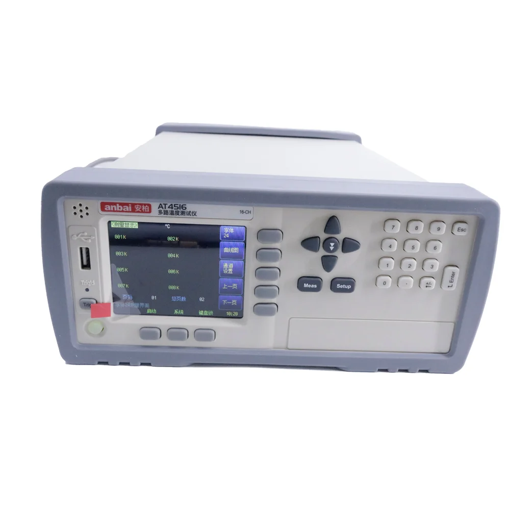 AT4516 16 Channels Multi-Channel Temperature Meter Tester Measurement -200 Degree -1800 Degree Thermocouple Thermometer