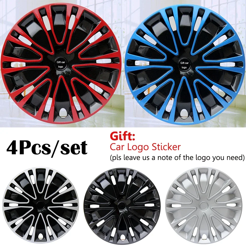 

4pcs Hub Cover for Iron Rim Wheel Steel Wheel Cover Replacement Plastic Hubcap for R12 R13 R14 R15 R16 Tire Car Accessory Hubcap