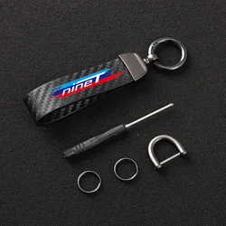 For BMW Motorrad R Nine T Pure Nine-T leather motorcycle keychain motorcycle accessories