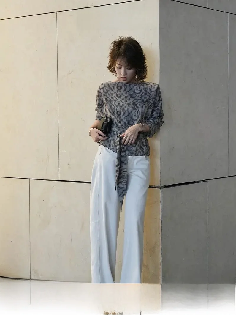 

Джинсы прямого кроя для похудения W.Diva, ультратонкие, шелковистые, с высокой талией, в деловом стиле, однотонные, весенние, женские, с высокой талией