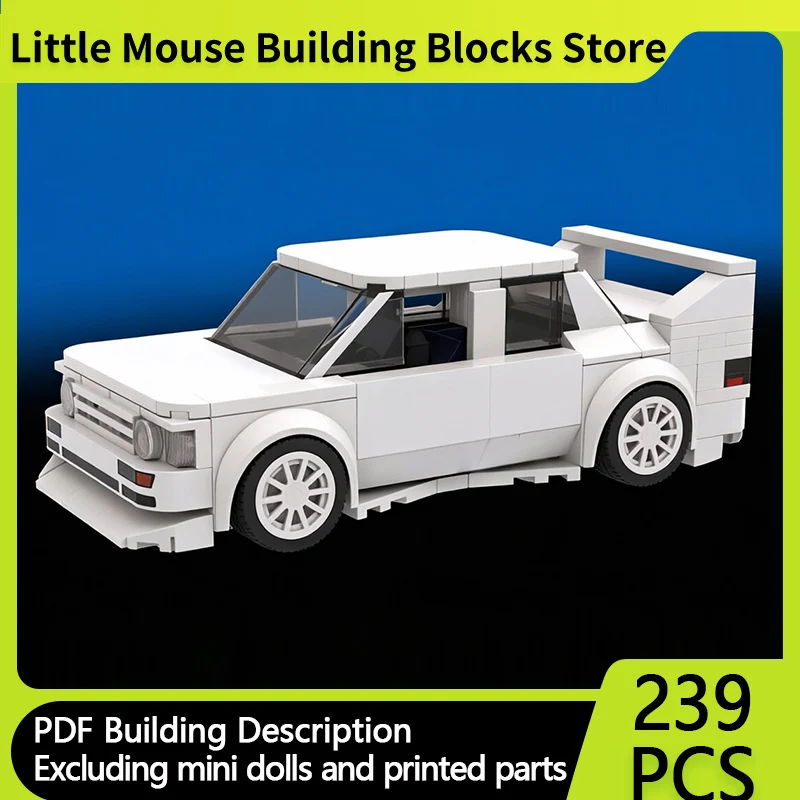 

Furious Movies Speed Hypercar Model MOC Building Bricks Sports Car Modular Technology Gifts Children Toys Suit Holiday Assemble