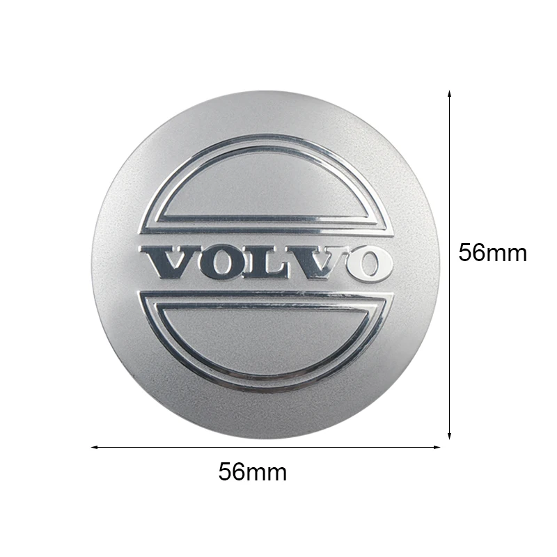 4Pcs 56/60mm Car Wheel Center Hub Cap Sticker Accessories For Volvo XC60 XC90 V40 V50 V60 T6 AWD Xc70 S60 S80 S90 V70 V90 XC40