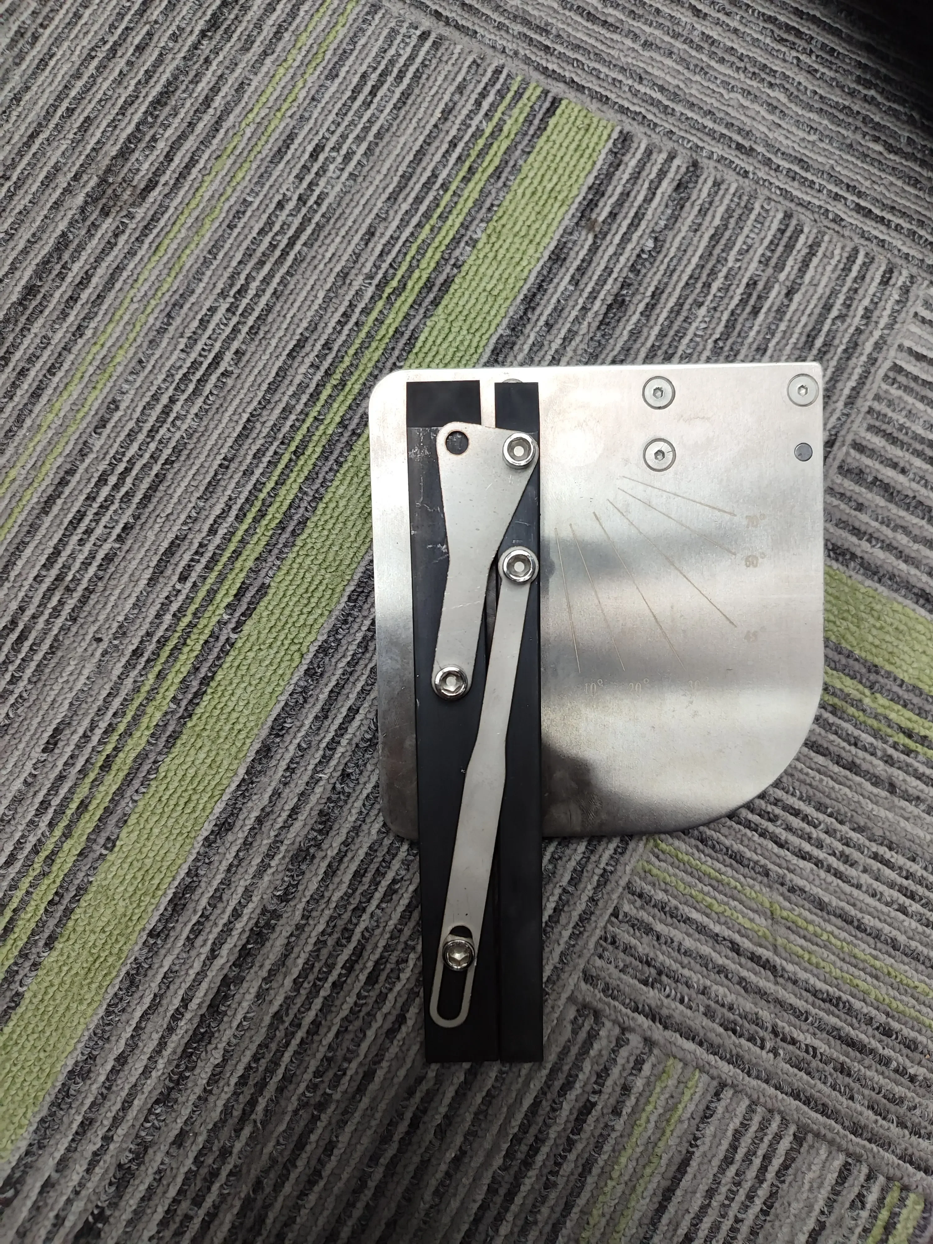 Hands Free Magnetic Positioning Tool for Press Brake Front Support Sheet Metal Bending Artifact