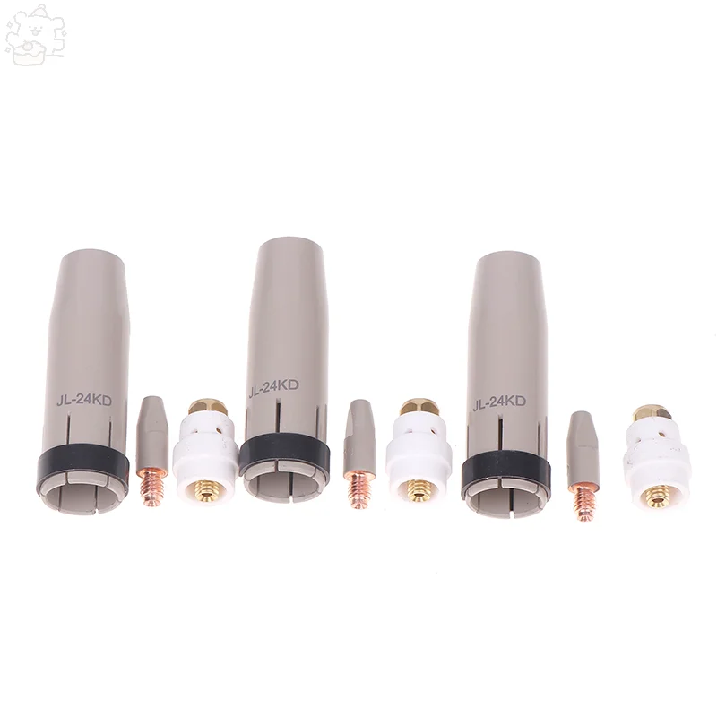 Hot Sale 1Set 24KD New Coating Protection Nozzle 0.8/1.0/1.2mm MIG Torch Gas Nozzle Tip Holder Of 24KD MIG MAG Welding Torch