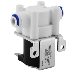 Electric Solenoid Valve Water Valve 12V DC 12V Water Electric Solenoid Magnetic Purifier Valve Quick Connect Normally Close