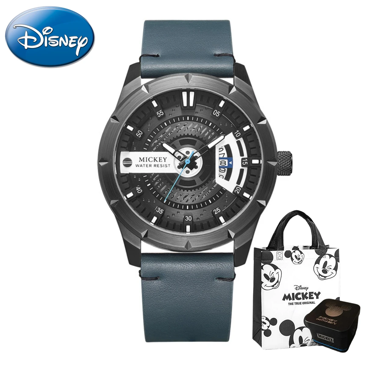 Disney Watch Belt Men's Art Constant Temperature Mirror Material Calendar Sports Quartz Clock Girl Boy Student Relogio Feminino