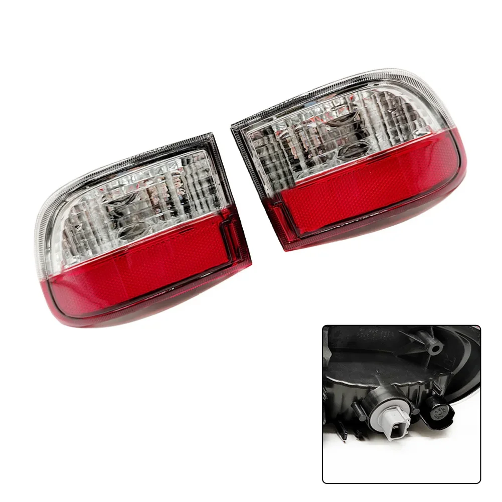 Rear Fog Light Tail Light 2 Pcs Aluminum Alloy Autop Parts Pair Replacement Set Yellow Light For Mazda BT-50 UP UR 2012-20