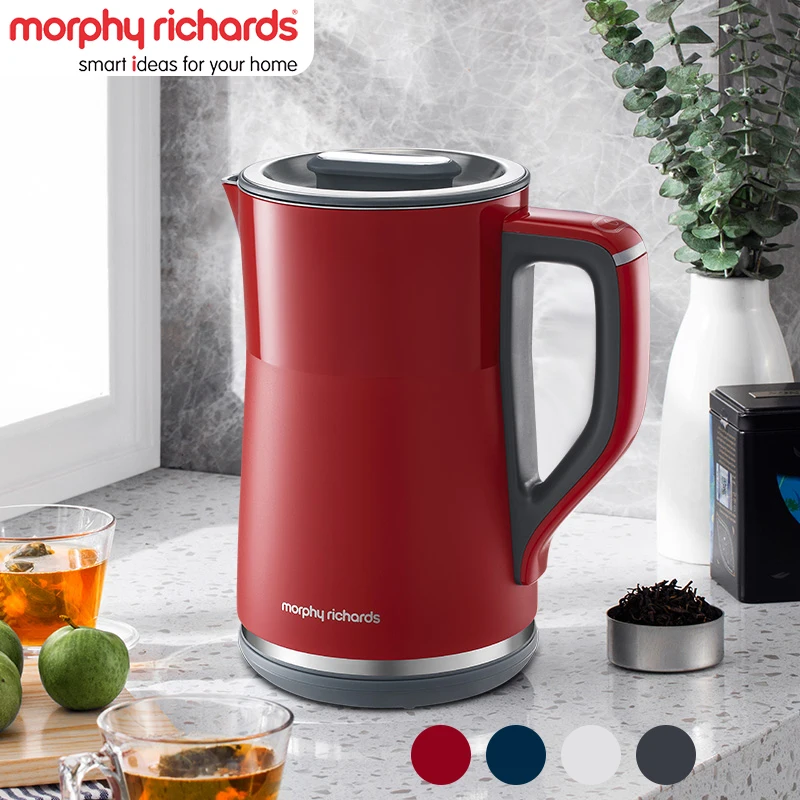 MORPHY RICHARDS Electric Kettle 1800W Fast Heating Thermal Insulation Temperature Setting 1.5L Water Boiler For Home MR6070