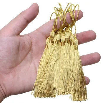 50 ชิ้นทองเงินพู่สายไฟ DIY Handmade Bookmark พวงกุญแจต่างหูจี้หัตถกรรมเครื่องประดับทําอุปกรณ์ตกแต่ง
