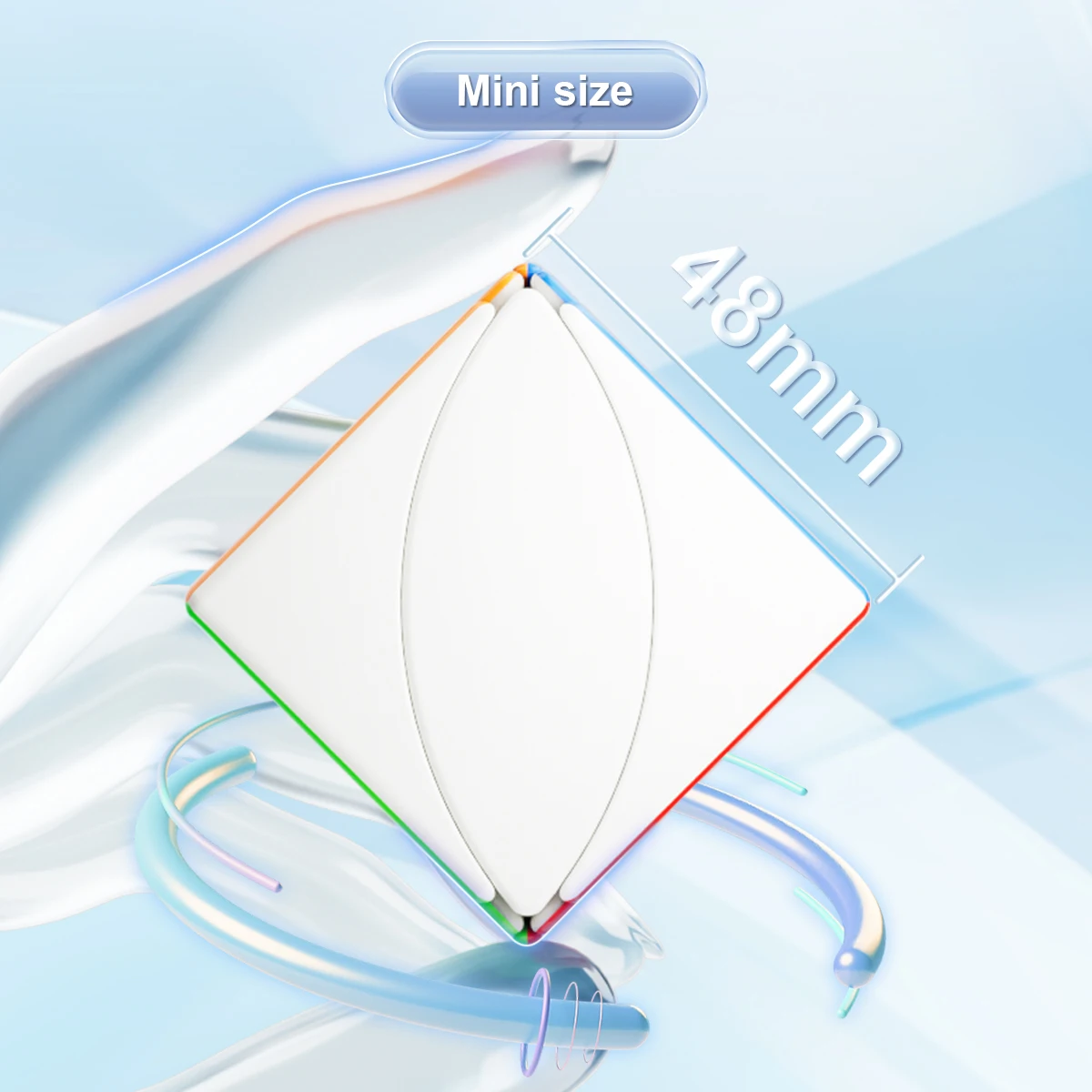 YongJun Pocket Maple Leaf Cube Mini Pocket Puzzel Mini Fidget Cube 48mm Educatief Magische Kubus Speelgoed Voor Kinderen magnetische Kubus