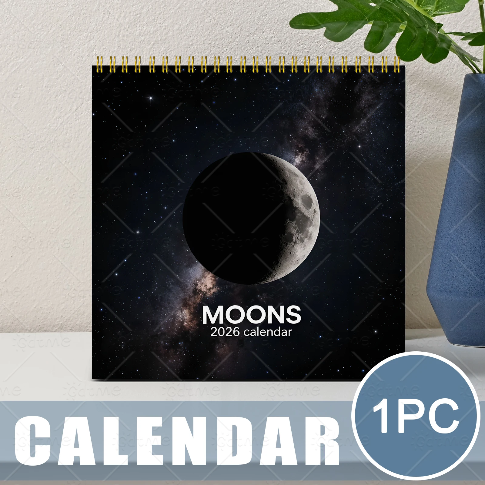 

1pc 2026 Starry Sky Astronomy Calendar, 12-Month Monthly Planner, Wall Calendar, Perfect Gift for Birthdays, Christmas
