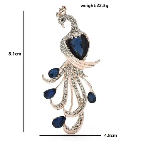 10 best sales मोर ब्रोच - №5