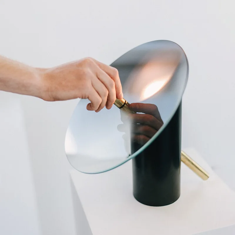 Moderno criativo diagonal vidro sala de estar arte nórdica cabeceira quarto