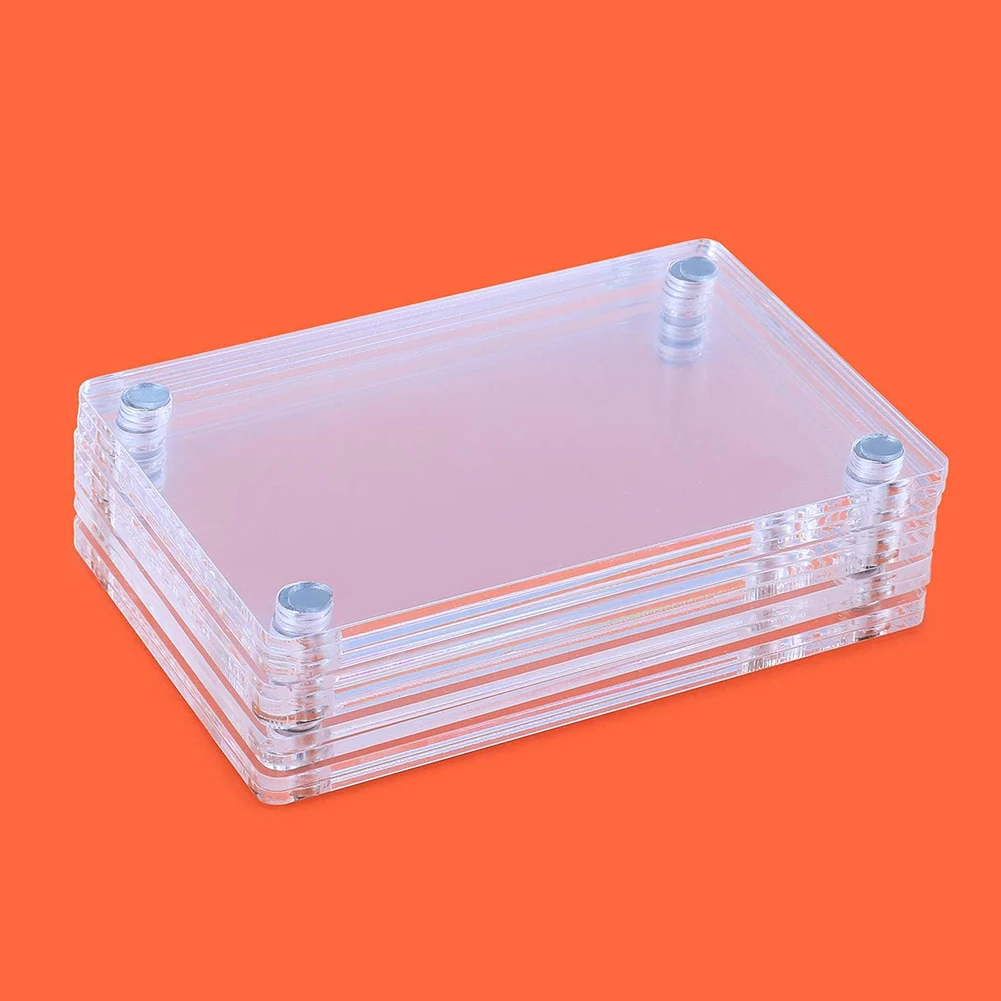 إطار صور أنيق إطار صور أكريليك ديكور منزلي تثبيت مغناطيسي قوي مناسب لديكور المنزل تصميم سهل الاستخدام #4